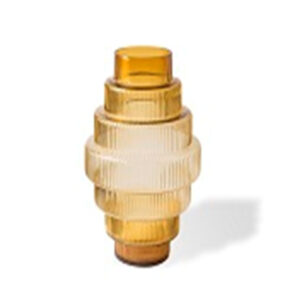 Vase Steps amber large