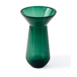 vase long neck green