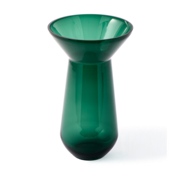 vase long neck green vase long neck green