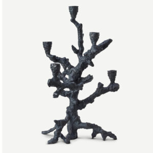 Candle holder apple tree graphite