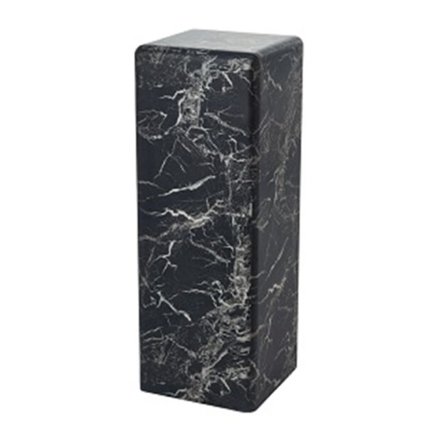 Pillar marble look black L