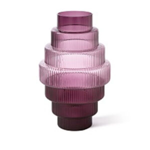 Vase Steps purple XXL