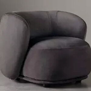 Rene swivel armchair