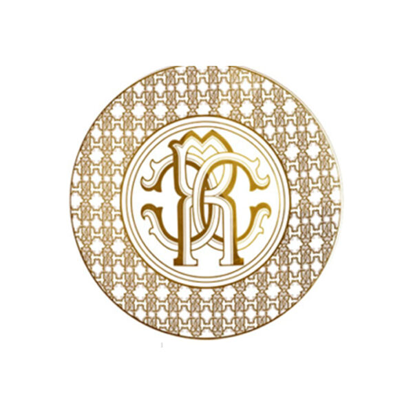 MONOGRAM GOLD – ROUND SERVING DISH