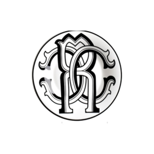 MONOGRAM BLACK – BREAD AND BUTTER PLATE – SET OF 6