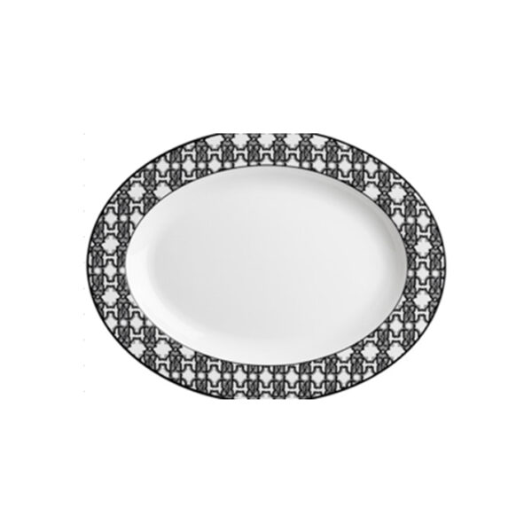 MONOGRAM BLACK – OVALE DISH
