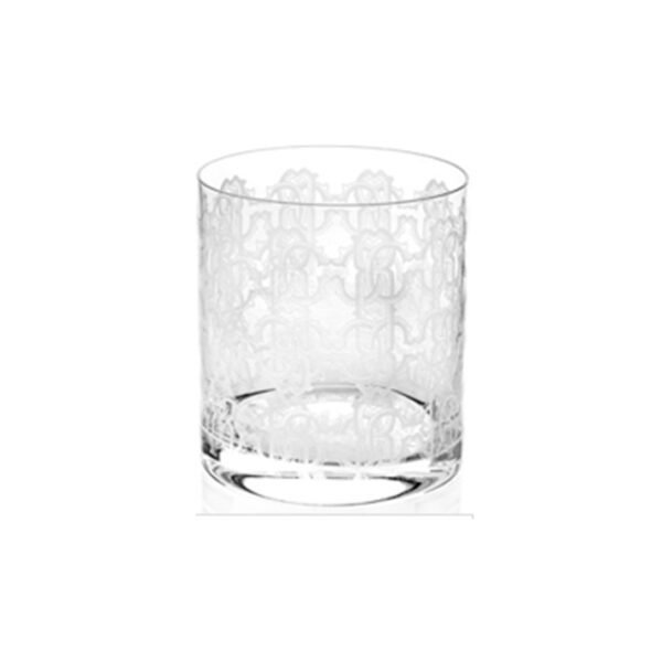 NEW MONOGRAM PLATINUM – DOUBLE OLD FASHION – SET OF 2