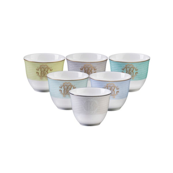 LIZZARD SUNRISE – ARABIC CUPS – SET OF 6