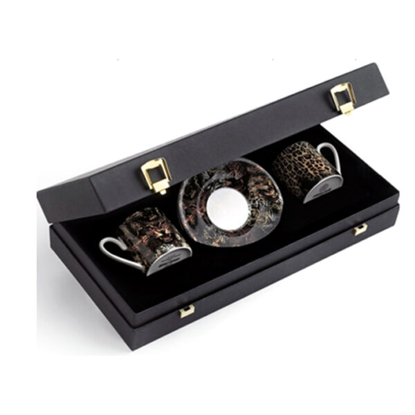 COLLECTION ZERO QOQ+QOS  – COFFEE CUP AND SAUCER – SET OF 2