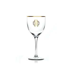 MONOGRAM GOLD – WATER GOBLET – SET OF 6
