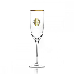 MONOGRAM GOLD – CHAMPAGNE GOBLET – SET OF 6