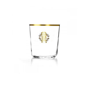 MONOGRAM GOLD – OLD FASHION GLASS – SET OF 6