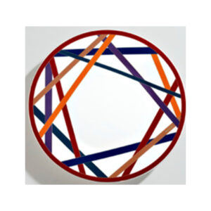 NASTRI MUTICOLOR ROUND SERVING DISH