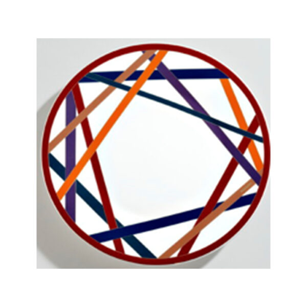 NASTRI MUTICOLOR ROUND SERVING DISH