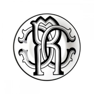 MONOGRAM BLACK – BREAD AND BUTTER PLATE – SET OF 6