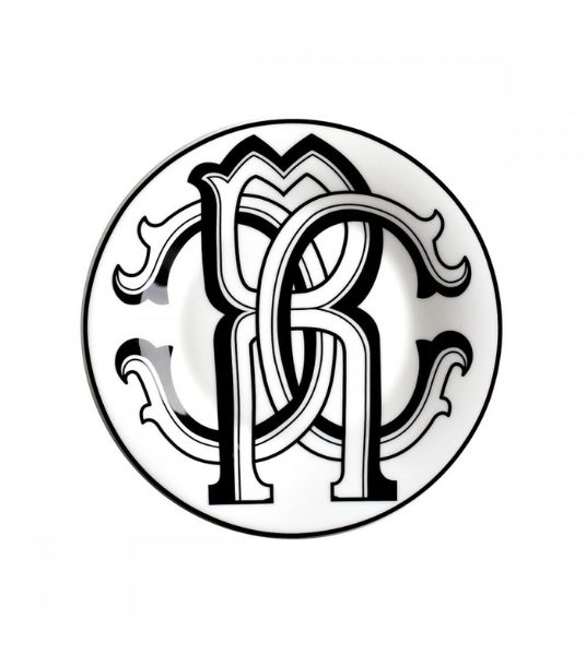 MONOGRAM BLACK – BREAD AND BUTTER PLATE – SET OF 6