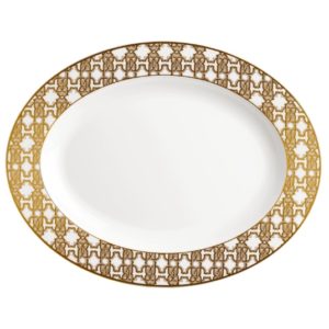 MONOGRAM GOLD – OVAL DISH