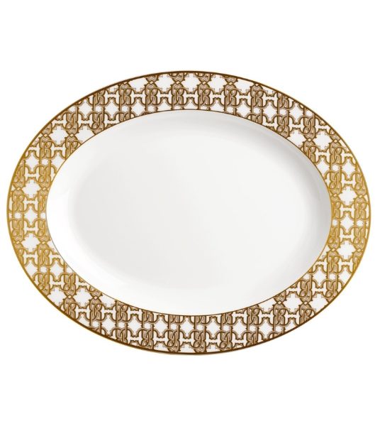 MONOGRAM GOLD – OVAL DISH