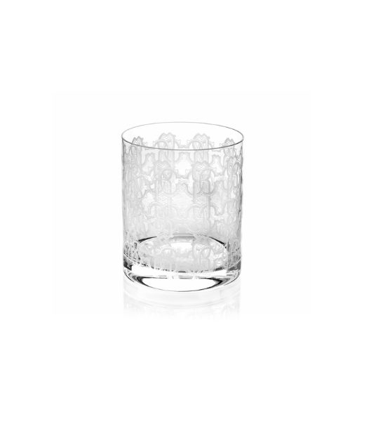 NEW MONOGRAM PLATINUM – DOUBLE OLD FASHION – SET OF 2