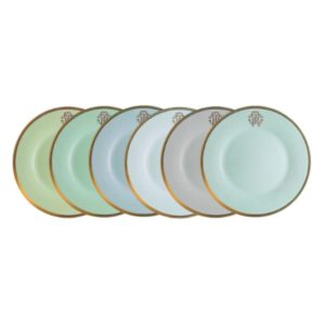 LIZZARD SUNRISE – DESSERT PLATE – SET OF 6