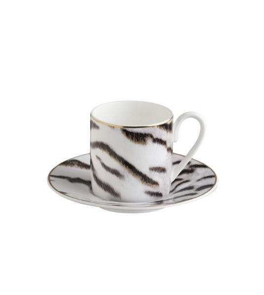 TIGER – COFFEE CUP AND SAUCER – SET OF 6