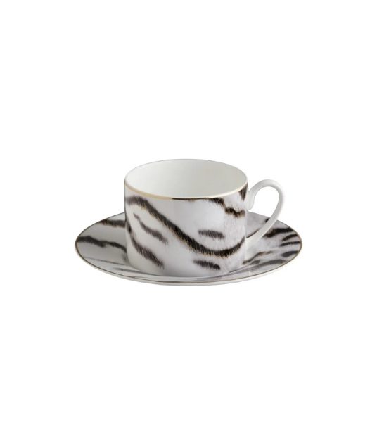 TIGER – TEA CUP AND SAUCER – SET OF 6
