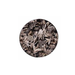 TROPICAL JUNGLE BLACK – DESSERT PLATE – SET OF 6