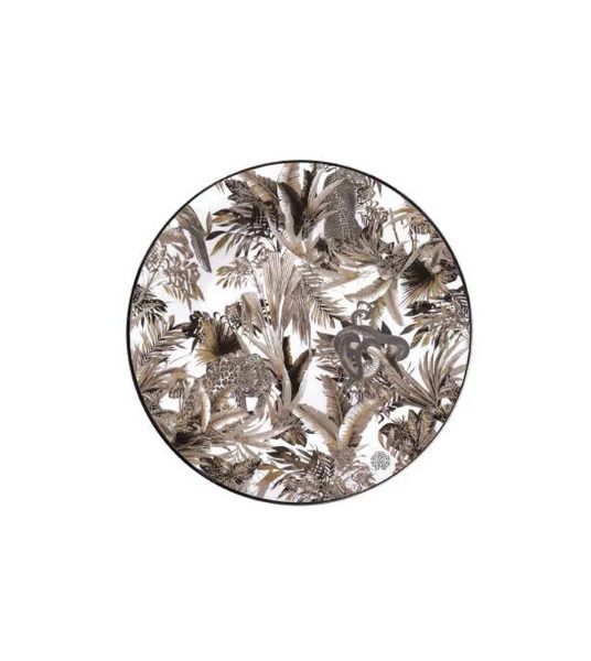 TROPICAL JUNGLE WHITE – SERVING DISH