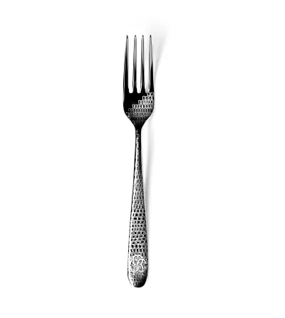 LIZZARD PLATIN- DESSERT FORK – SET OF 6