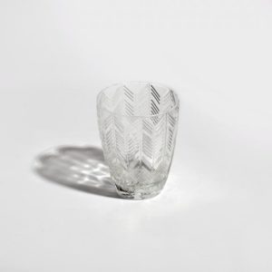 ZIG ZAG TRANSPARENT WINE GLASS SET OF 6