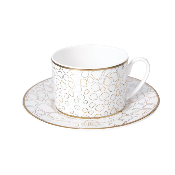 GIRAFFA – TEA CUP & SAUCER – SET OF 6