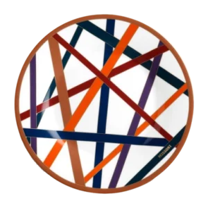 NASTRI MULTICOLOR DESSERT PLATE SET OF 6