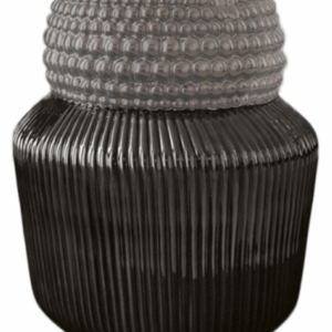ONION VASE – BLACK MOTHER OF PEARL
