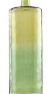 GLASS VASE – GREEN YELLOW