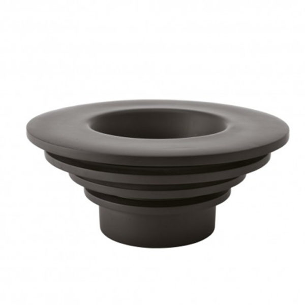 CERAMIC RING BOWL – GOLDEN BLACK – LOW