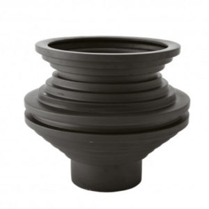 CERAMIC RING BOWL – GOLDEN BLACK – MEDIUM