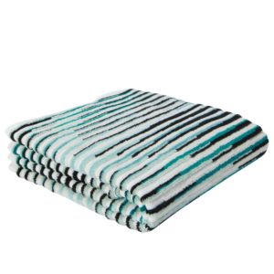 ARPEGGIO HAND TOWEL 70X40 – TURQUOISE/WHITE