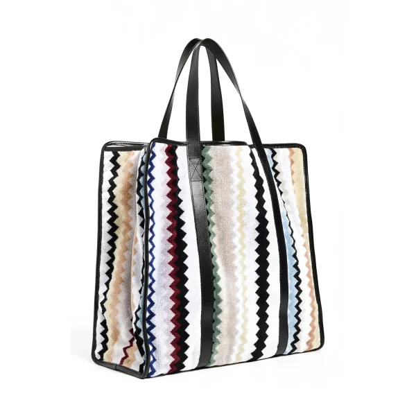 CURT HOME BAG -BLACK MULTICOLOR