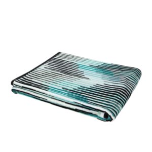 ARPEGGIO BATH TOWEL 115X70 – TURQUOISE/WHITE