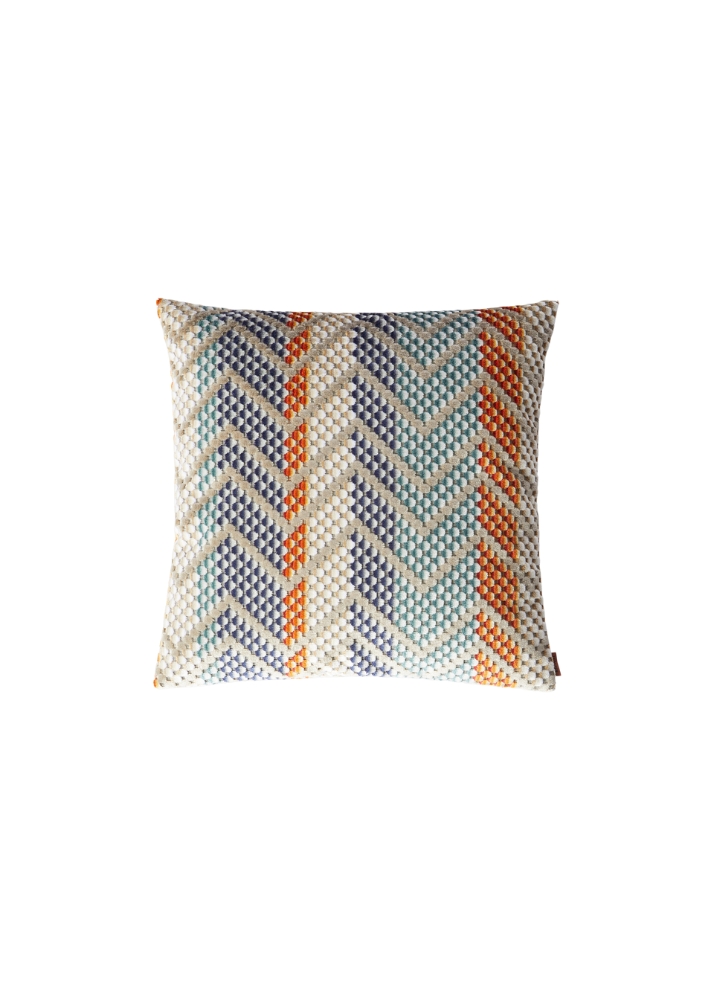 MISSONI - 1D4CU00749-159 - SQUAME CUSHION - ORANGE MULTICOLOR - 40X40