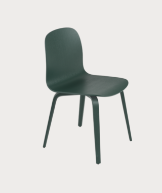 VISU CHAIR – WOOD – DARK GREEN
