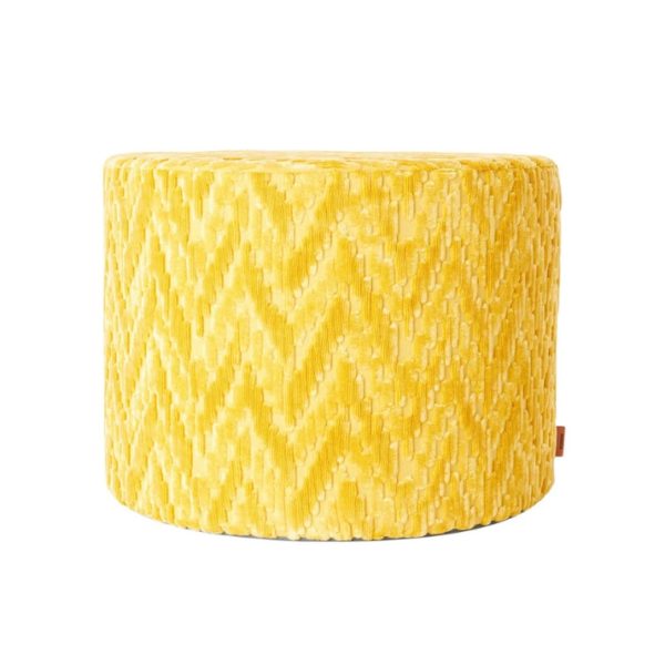 FOSSILE CYLINDER POUF